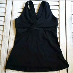 Lululemon Crisscross Black Halter Breathable Tank